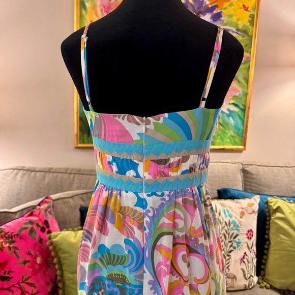 Stunning Silk Trina Turk Floral Maxi Dress - Picture 6 of 10